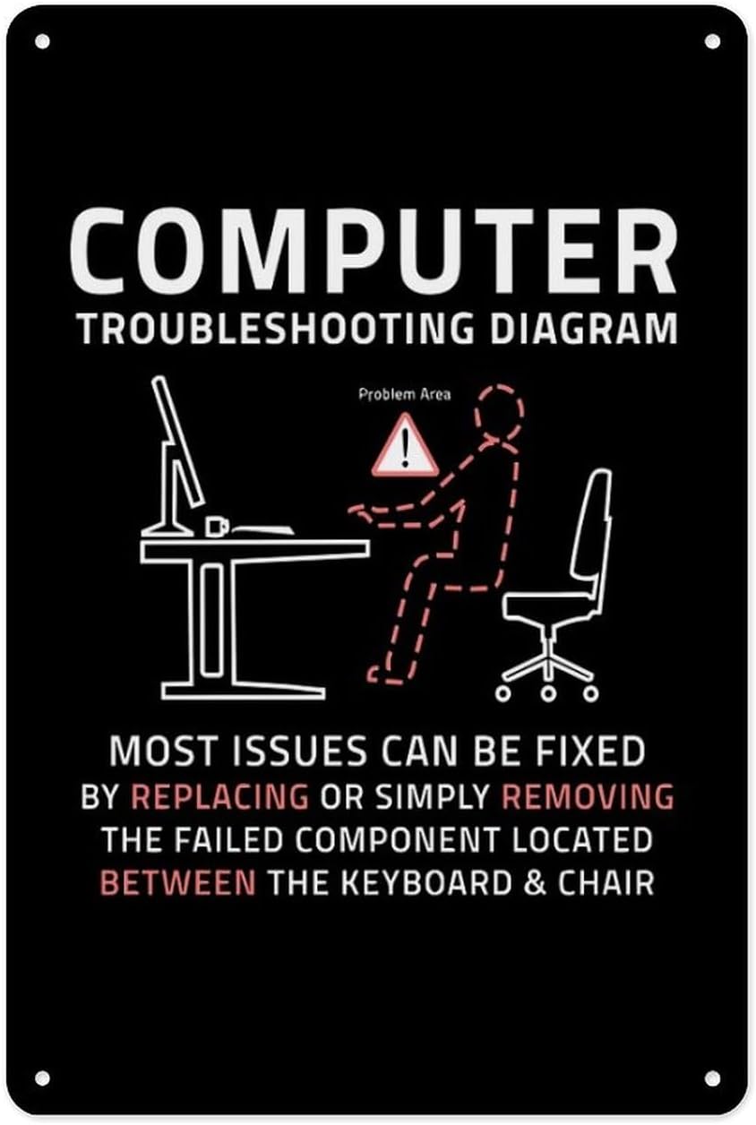 Metal Tin Sign 8 X 12 Inch - F - Office Tech Gifts recensione e prezzo