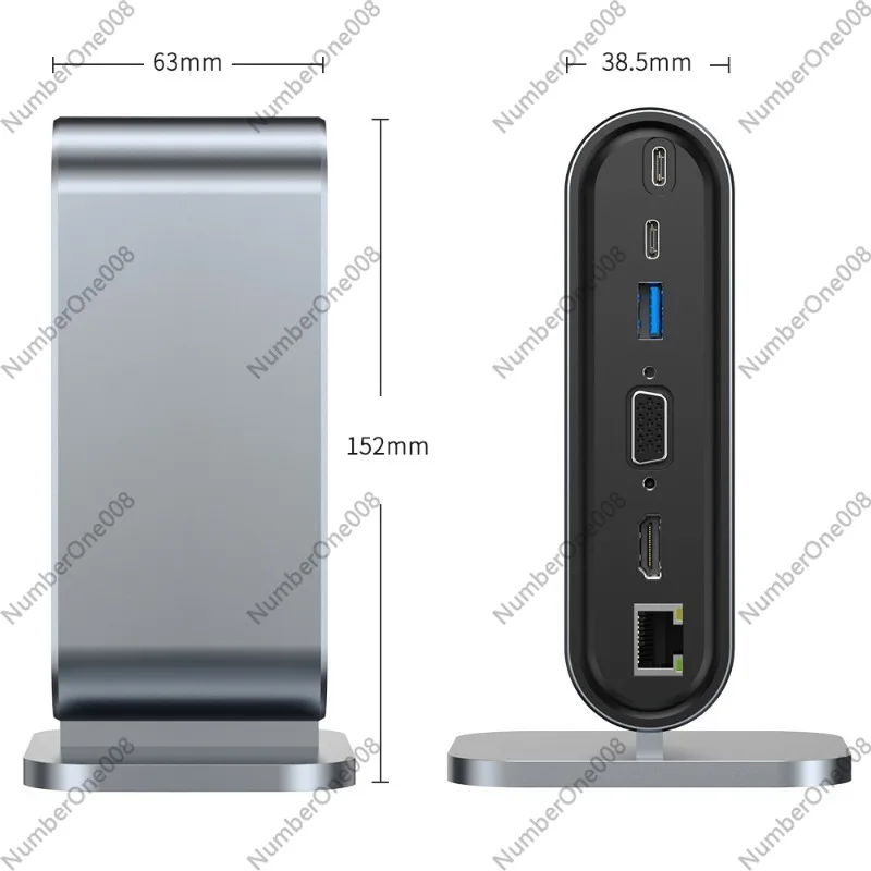 12-Port Vertical USB Docking S - Docking Station Usb C recensione e prezzo