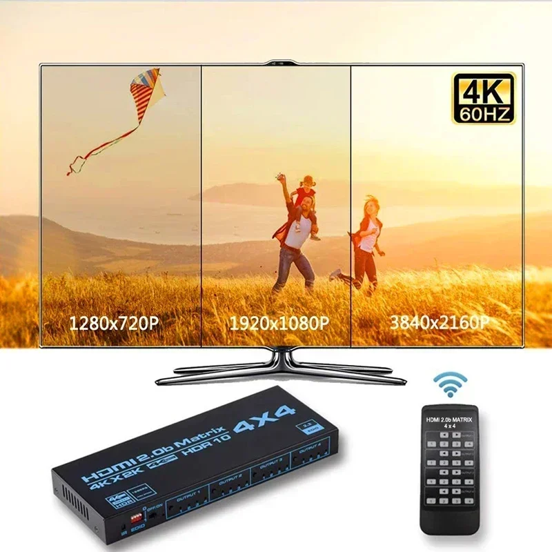 4K 60Hz HDMI Matrix 4x4 HDR10  - Hdmi Matrix Switch recensione e prezzo