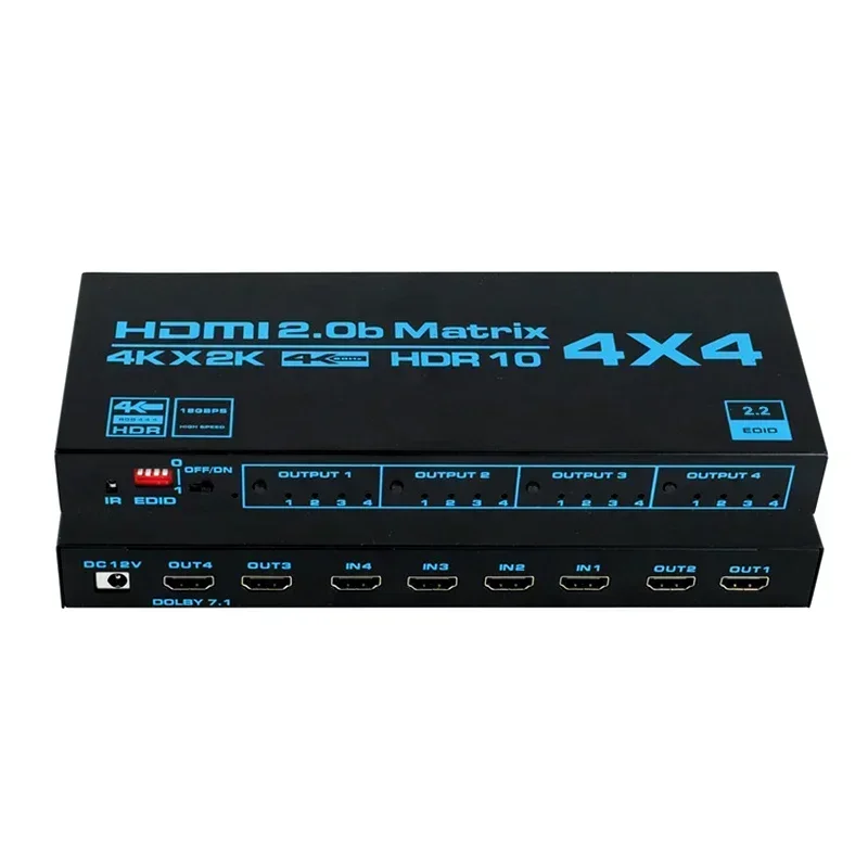 4K 60Hz HDMI Matrix 4x4 HDR10  - Hdmi Matrix Switch recensione e prezzo
