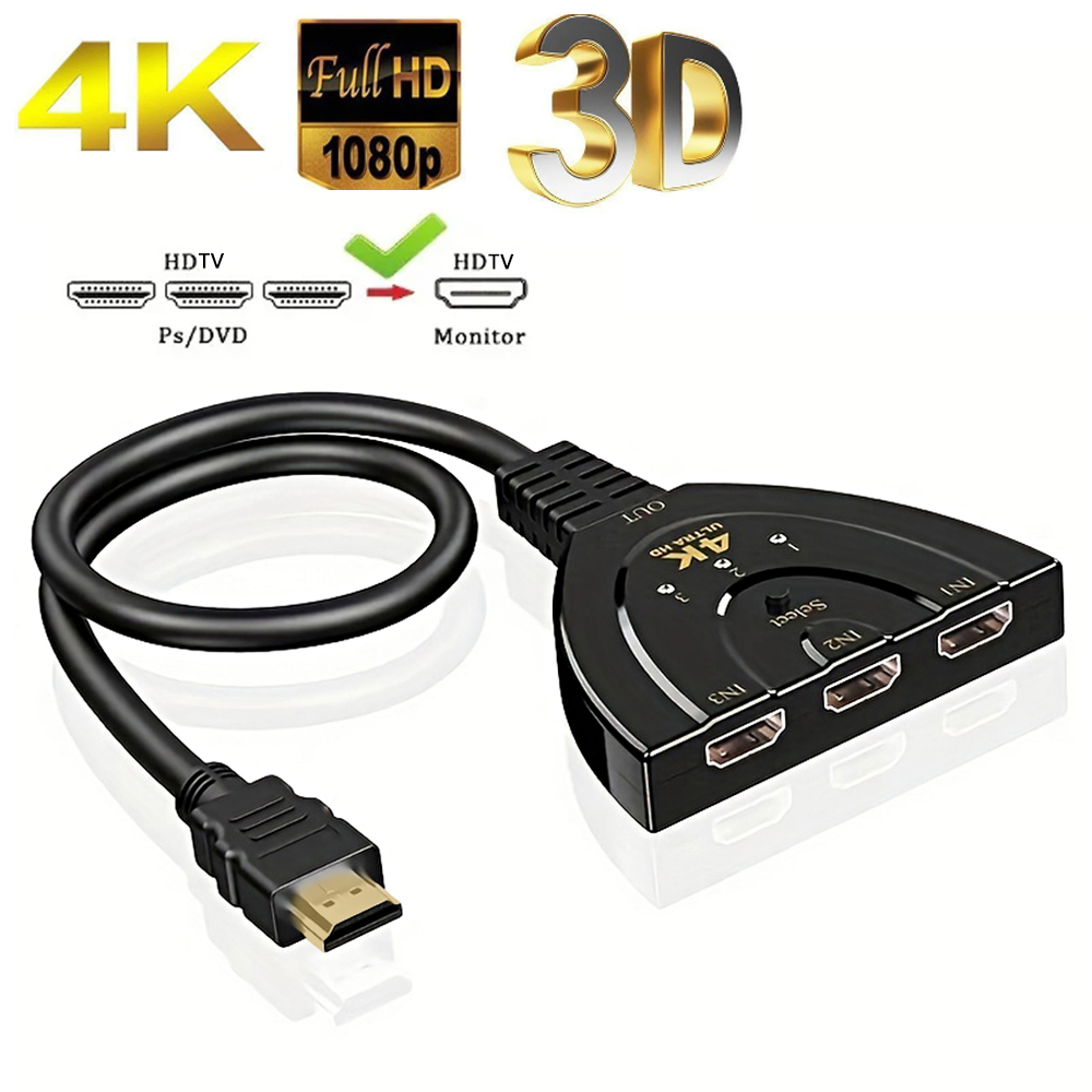 4K*2K 3 Port HDTV-compatible S - Hdmi Matrix Switch recensione e prezzo