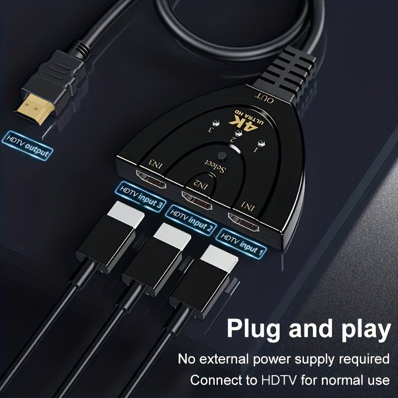 4K*2K 3 Port HDTV-compatible S - Hdmi Matrix Switch recensione e prezzo