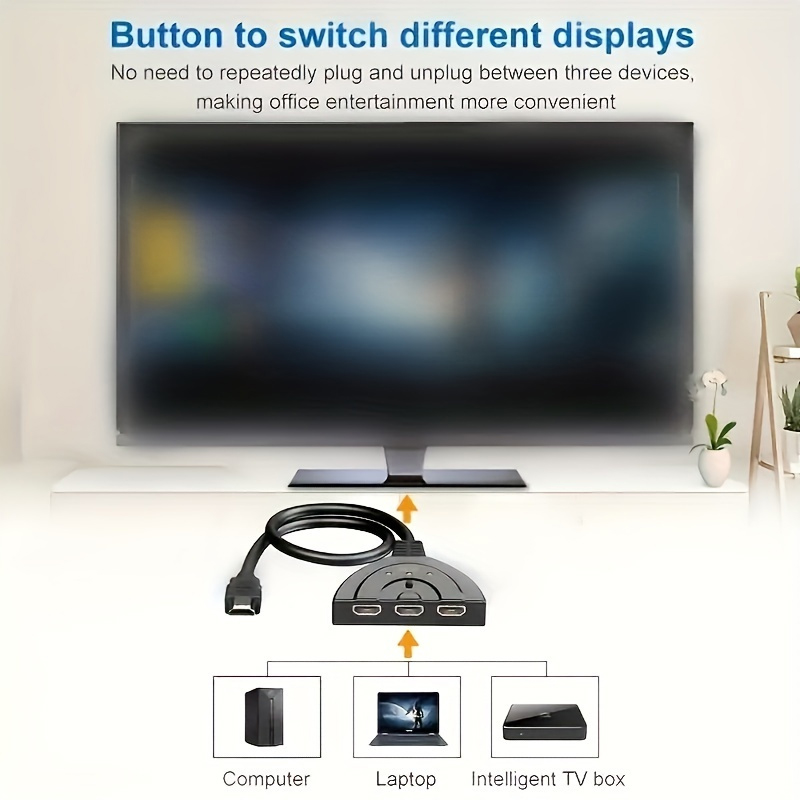 4K*2K 3 Port HDTV-compatible S - Hdmi Matrix Switch recensione e prezzo
