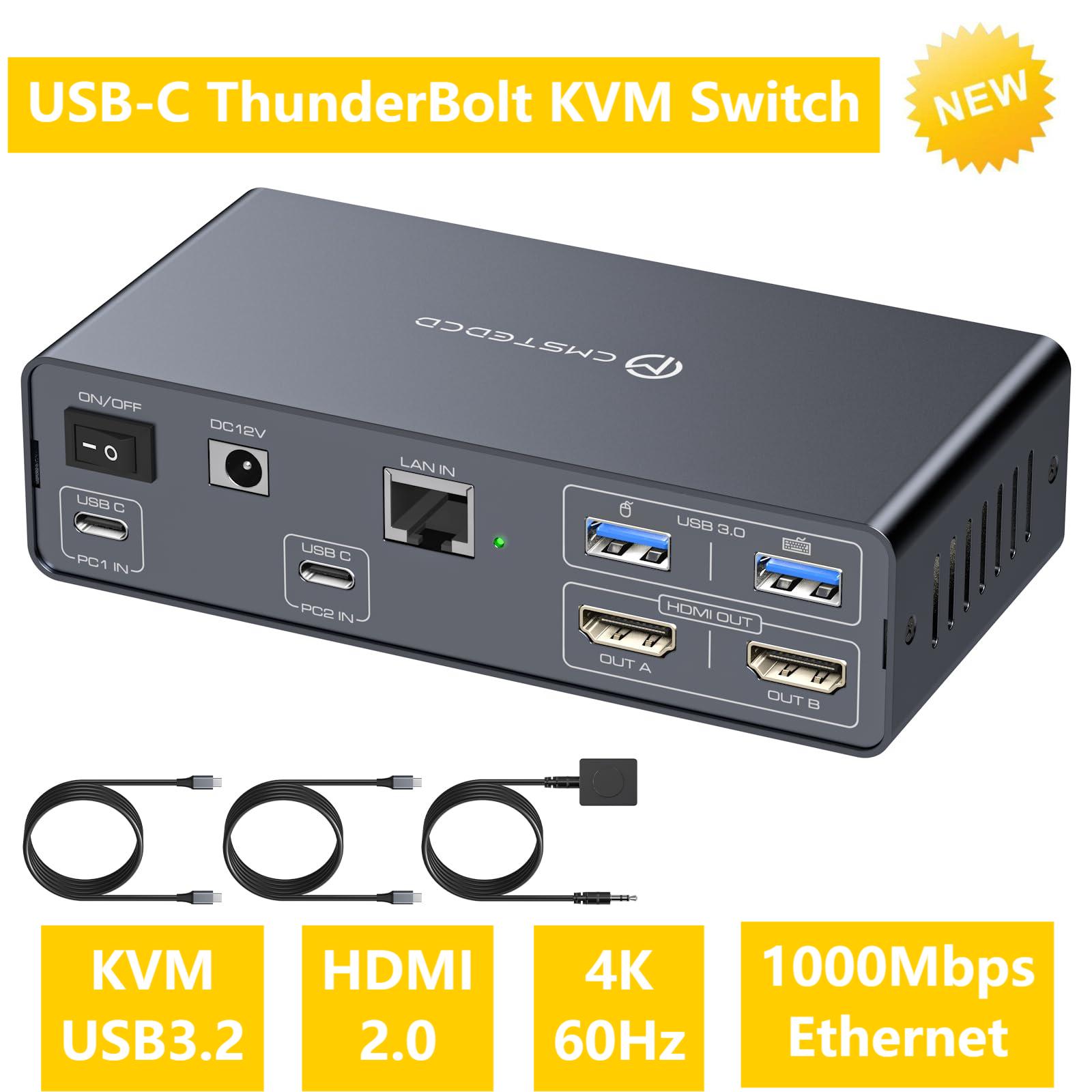USB C KVM Switch 2 Monitors 2  - Docking Station Usb C recensione e prezzo