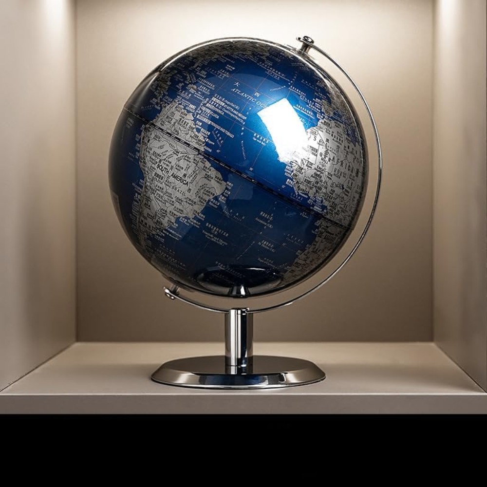 8 Inch World Globe with Stainl - Office And Tech recensione e prezzo
