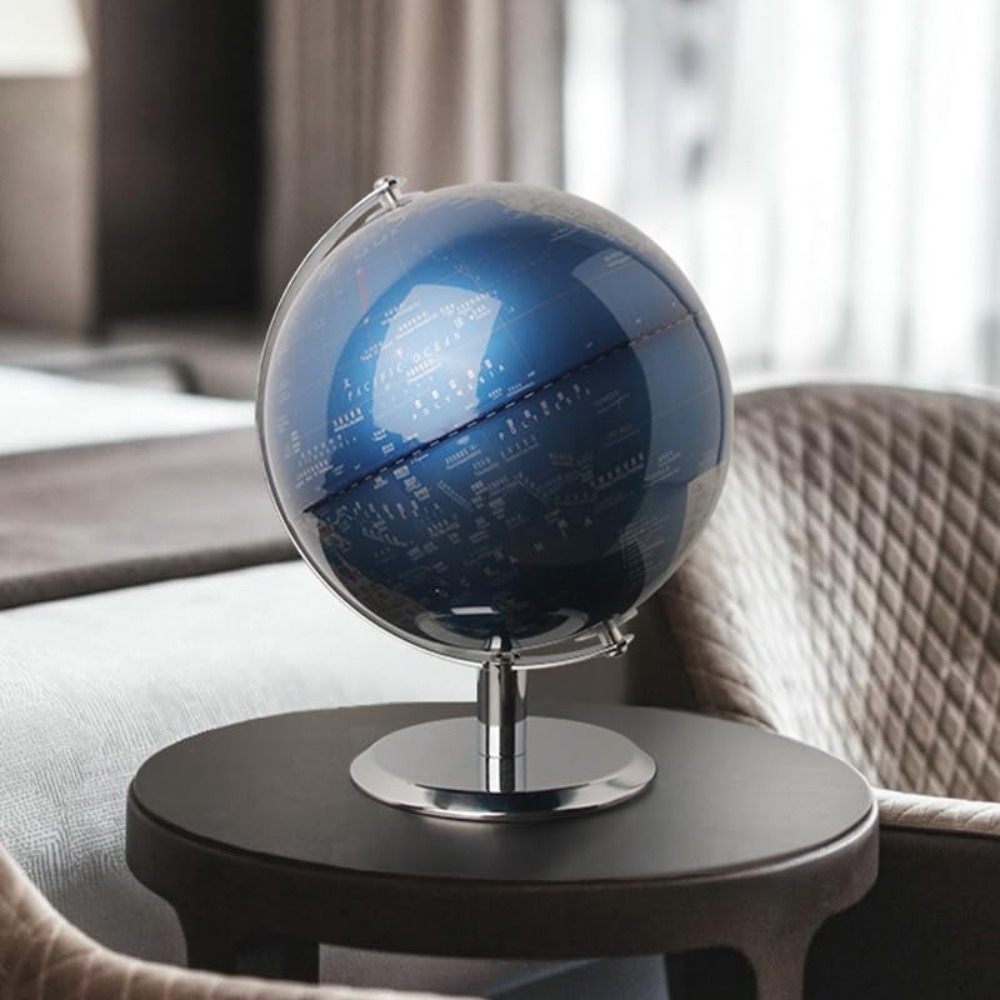 8 Inch World Globe with Stainl - Office And Tech recensione e prezzo