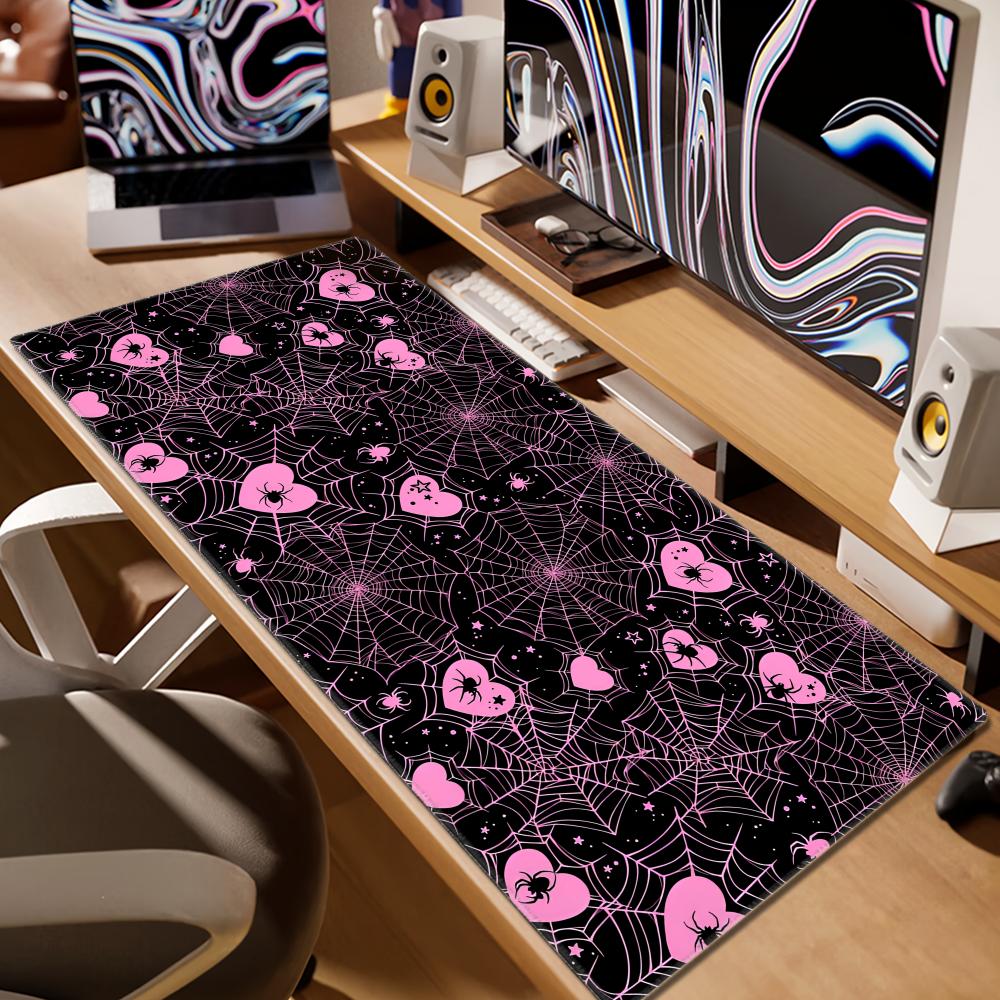 90x40 White or Pink Spiderweb  - Office And Tech recensione e prezzo