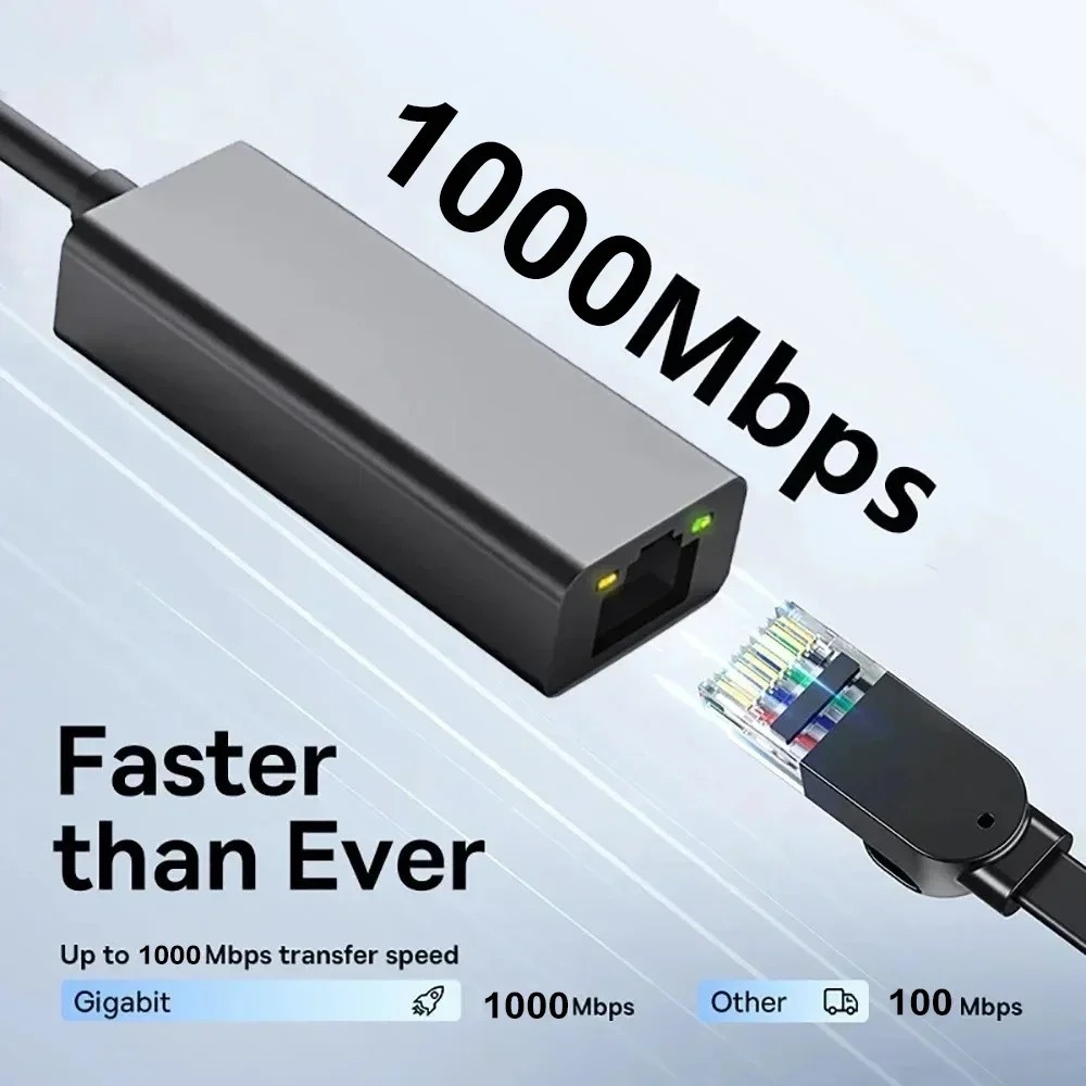 Type C Ethernet Adapter USB 3. - Gigabit Network Card recensione e prezzo