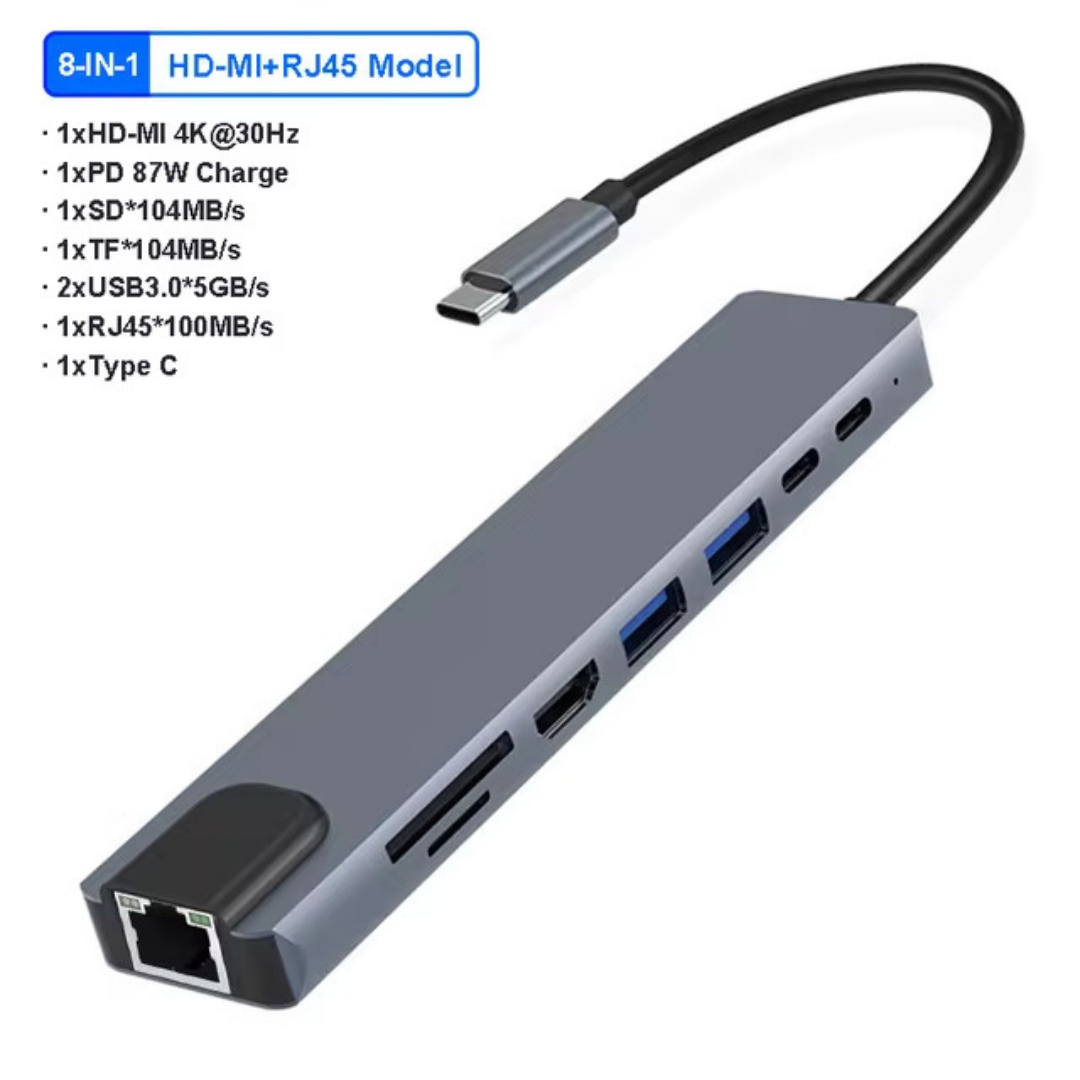 4/7/8/11in1 Docking Hub 4K USB - Docking Station Usb C recensione e prezzo