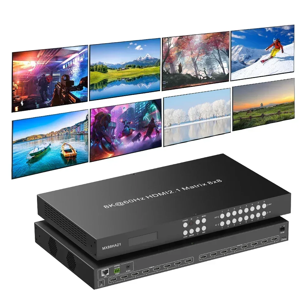 New Factory 8k 4k60hz 8 in 8 O - Hdmi Matrix Switch recensione e prezzo