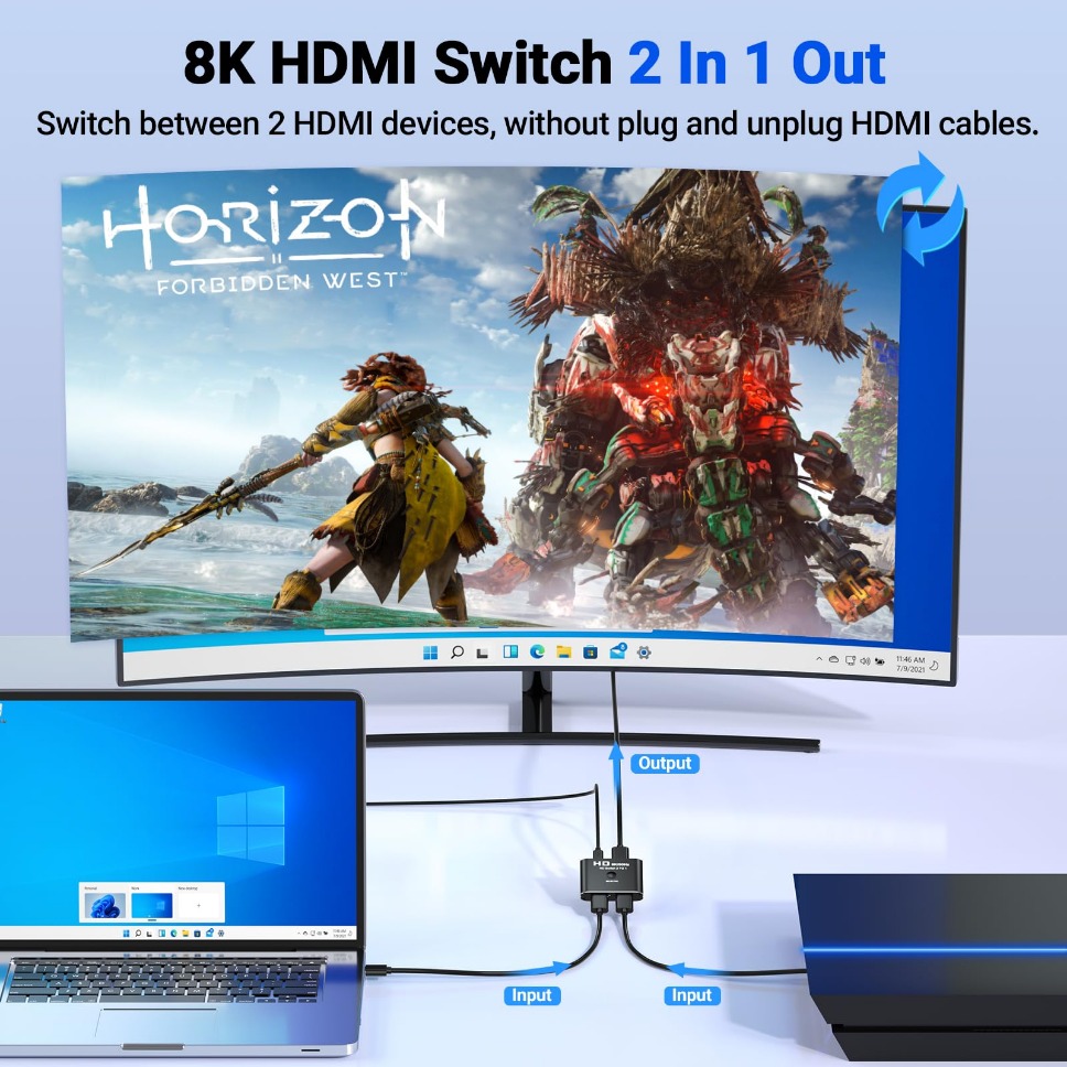 HDMI Switch Splitter 8K 60Hz 4 - Hdmi Matrix Switch recensione e prezzo