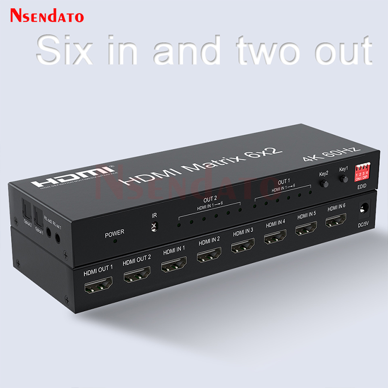 HDMI Matrix Switch 6x2 4k 60Hz - Hdmi Matrix Switch recensione e prezzo