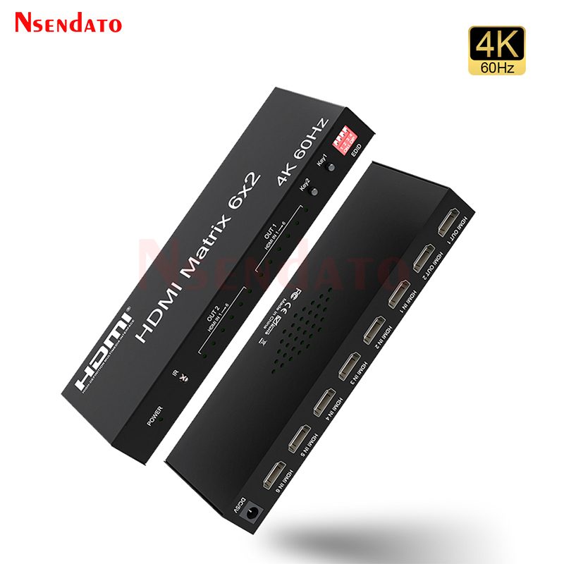 HDMI Matrix Switch 6x2 4k 60Hz - Hdmi Matrix Switch recensione e prezzo