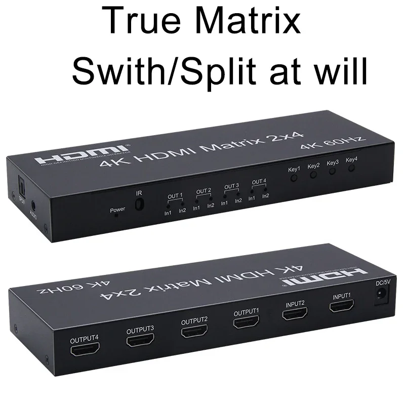 4K 60Hz HDMI Matrix 2x4 HDMI S - Hdmi Matrix Switch recensione e prezzo