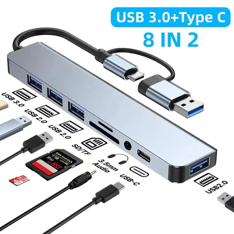 8 In 2 USB Type C HUB Docking  - Docking Station Usb C recensione e prezzo